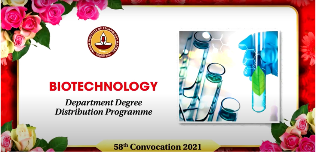 D3P 58thConvocation 2021 | Please click here to view the videos